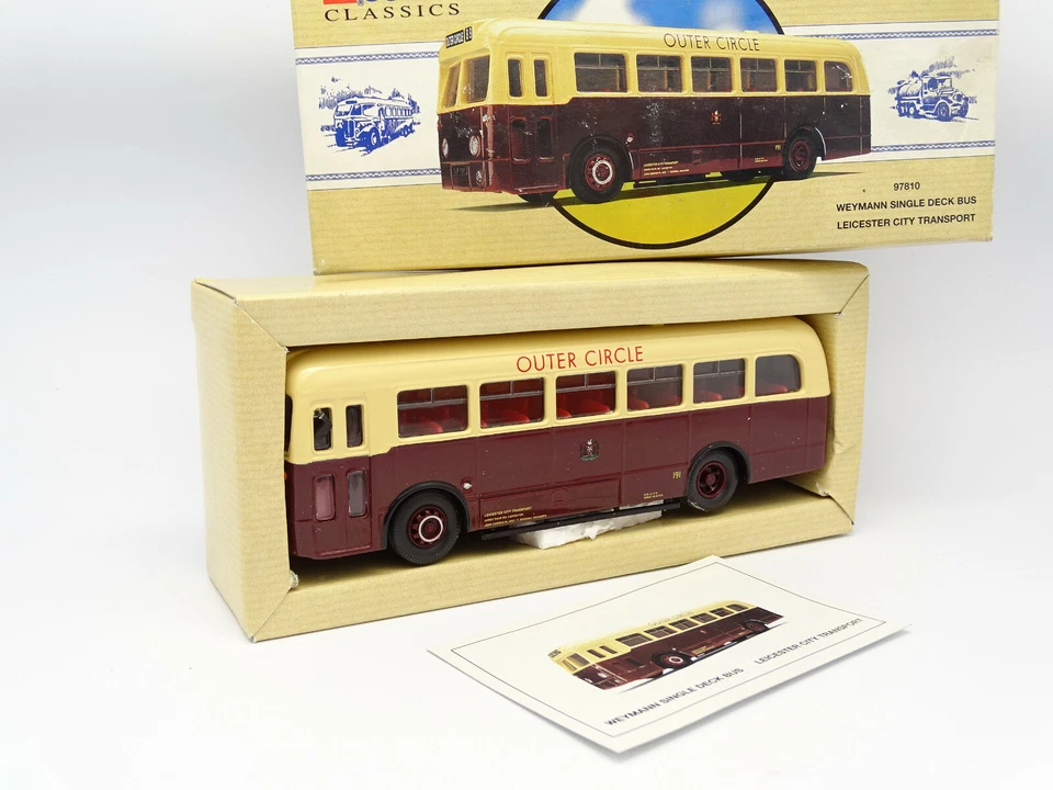 Corgi 1/50 - Autobus Car Weymann A Un Piano Leicester City - Immagine 1 di 1