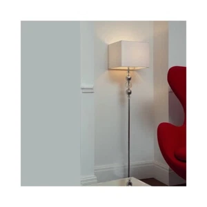 Lampada da terra Endon Lighting Sorento in vetro e cromo lucido con paralume - Foto 1 di 1