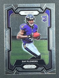 ZAY FLOWERS RC 2023 Panini Prizm #307 Baltimore Ravens - Picture 1 of 2