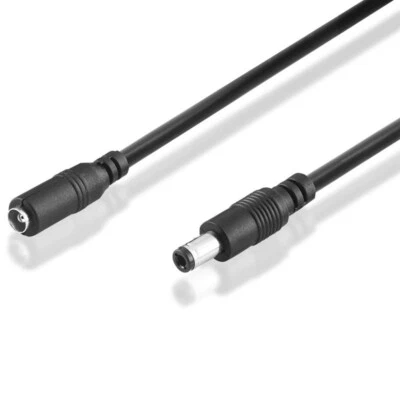 BESTPLUG 5m Strom Verlängerungskabel Kabel DC Buchse Kupplung 5,5mm x 2,1mm Stecker 12V