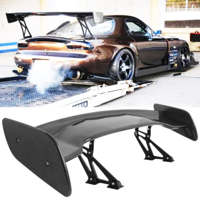 For Nissan 200SX 240SX 46" Carbon Rear Trunk Spoiler Wing Adjustable GT Style - Image 1 of 4
