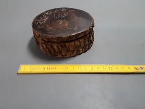 ancienne boite villard de lans Petit coffret en bois boite bijou souvenir neige - Imagen 1 de 1