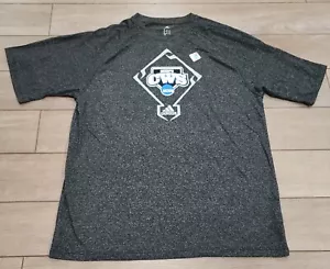 New Adidas Men's College World Series CWS Gray Medium ClimaLite Shirt NCAA - Picture 1 of 3