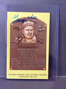 1964 George Kell Tiger Firmado Autografiado Salón de la Fama del Béisbol Salón de la Fama BB166 - Imagen 1 de 9
