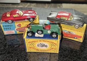 corgi toys 214S 310 LESNEY Models of Yesteryear No 5 Le Mans Bentley With Boxes - Picture 1 of 17
