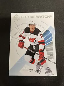 2017-18 UD Hockey SP Authentic Future Watch #145 Nico Hischier /999 - Picture 1 of 3