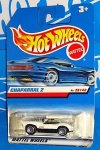 Hot Wheels 1998 International Card First Editions 28/40 Chaparral 2 White - Picture 1 of 3
