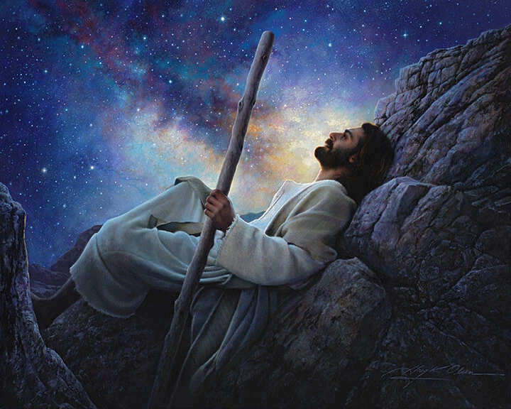 Póster Greg Olsen "Mundos sin fin" listo para enmarcar impresión 16"x20" nuevo Foto 1 de 1