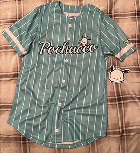 NEW NWT POCHACCO SANRIO JERSEY JAPANLA BASEBALL XS EXTRA SMALL - Picture 1 of 5