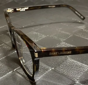 Saint Laurent SL30 Slim 008 Demo Lens 51 mm Havana Unisex Eyeglasses # 131 - Picture 1 of 19