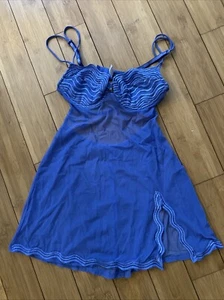 Fredrick’s Of Hollywood Baby Doll Size Small Color Blue - Picture 1 of 4