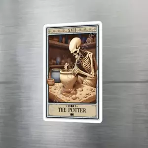 The Potter Tarot Card Sticker 3" x 4" - Picture 1 of 7