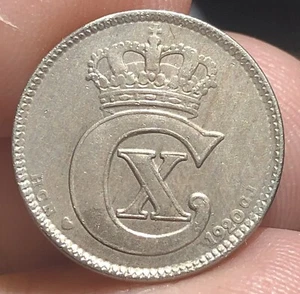 DENMARK KM815 25 Ore 1920 Nice Grade - Picture 1 of 2