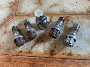VW TRANSPORTER CAMPER VAN USED WHEEL LOCKING NUTS - Picture 1 of 1