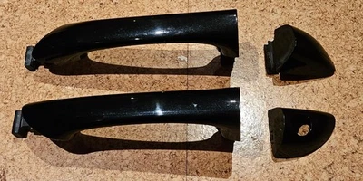 Türgriffe vorn, links und rechts, Mercedes W169/W245, Kosmosschwarz-metallic - Bild 1 von 3