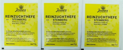 3x JOENOS KITZINGER WEINHEFE TROCKENHEFE REINZUCHTHEFE Steinberg für 10-50l Wein