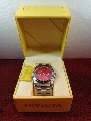 RELOJ INVICTA 63 SPECIALTY ODYSSEY SLIM CATEGORÍA, 45 mm, ESFERA METÁLICA ROJA, SS PARA HOMBRE Foto 1 de 4