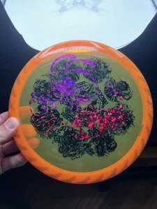 Discraft Fuzed Z Glo “Ring Of Halloween” Buzzzsaw Buzzz LE Big Bee Misprint - Picture 1 of 6