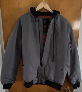 Hawke & Co Winter Jacket Mens Medium Gray Softshell - Picture 1 of 5
