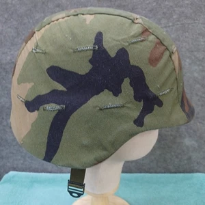 Casco unicor PASGT del ejército de Estados Unidos (mediano) DLA100-85-F-EC86 con cubierta de camuflaje - Excelente estado - Imagen 1 de 16