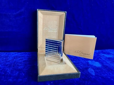 Encendedor ST Dupont Silver Ligne 1 nuevo caja abierta funcionando 1 año de garantía juego completo Foto 1 de 4