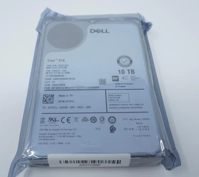 ST10000NM0256 Dell EXOS X10 10TB 7.2K RPM 12Gb/s 3.5" SAS HDD - Image 1 of 2