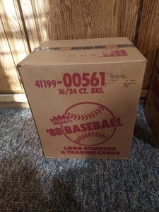1988 FLEER BASEBALL FACTORY CASE⚡️16/24ct⚡️ GLAVINE RC1⚡️RARE AWESOME CASE⚾️🔥 - Picture 1 of 4
