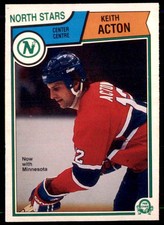 1983-84 O-Pee-Chee Keith Acton Minnesota North Stars #184
