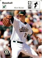 2005 Leaf Sportscasters 45 White Running-Glove #27 Mark Mulder /45 