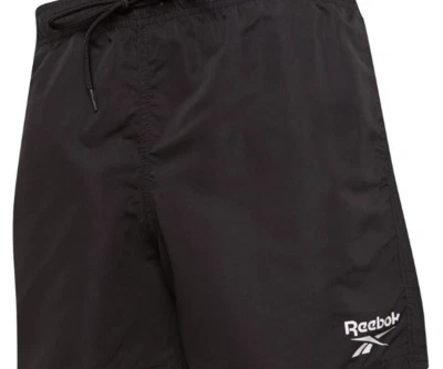 Reebok Yale Mens Swimming Shorts  Sports Summer Beach HOLIDAY  Black SIZE MEDIUM - Image 1 of 4
