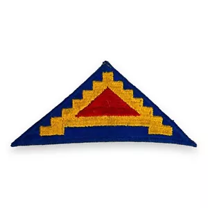 Parche de uniforme militar del séptimo triángulo del ejército de los Estados Unidos vintage de George Patton - Imagen 1 de 4