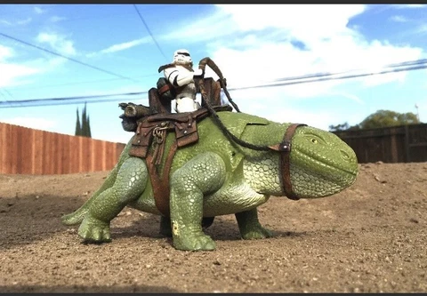 Dewback Saddle And Reins Custom Replacement For vintage 1979 star war figure Cover
