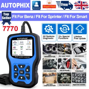 AUTOPHIX OBD2 Code Reader Car Diagnostic Scanner EPB OIL DPF Reset Fit For Benz - Picture 1 of 12