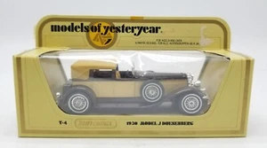 Matchbox Models of Yesteryear 1930 MODEL J DUESENBERG Y-4 Brown Tan In Box 1978 - Picture 1 of 7