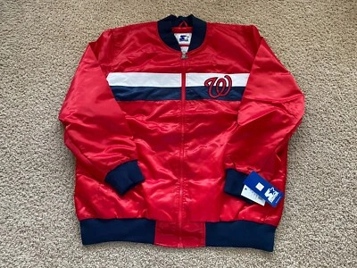 Chaqueta Starter Washington Nationals Cremallera Completa Hombre 3XL Foto 1 de 4