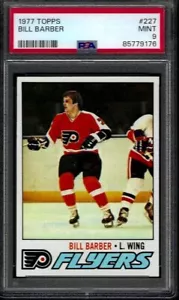 PSA 9 - 1977-78 Topps #227 Bill Barber Philadelphia Flyers HOF - Picture 1 of 2