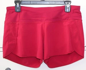 Lululemon W7A03S tiempos de ejecución ""Rojo rubí"" talla 6 ~ 4" entrepierna - Imagen 1 de 7