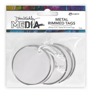 Dina Wakley Media - Metal Rimmed Tags 2.25" - MDA82491 - Imagen 1 de 1