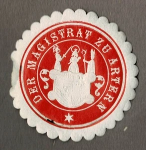 Siegelmarke Thüringen: DER MAGISTRAT ZU ARTERN - Picture 1 of 1