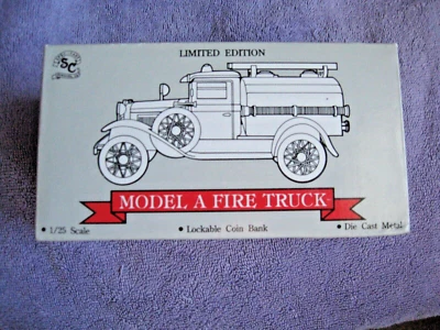 Liberty Classic Ford Model A Taneytown Fire Pumper Truck #2031 Band NIB - Image 1 of 4