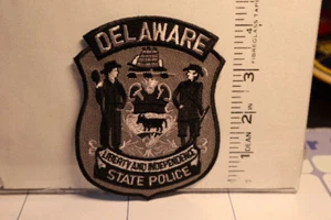 police patch  STATE POLICE DELAWARE SUBDUED - Picture 1 of 1