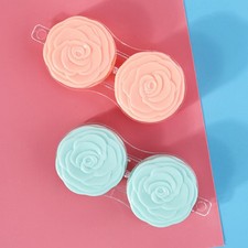 Multi rose shape Contact Lenses Box contact lens storage holderW Nz