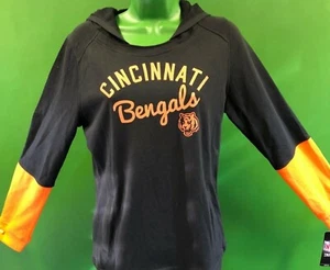 NFL Cincinnati Bengals L-S Hoodie Gorgeous Girls' Youth XL 16 NWT - Picture 1 of 5
