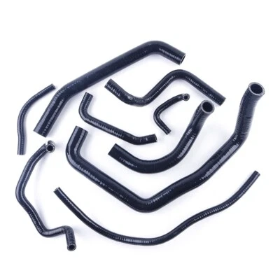 For 2002-2003 HONDA CBR954RR CBR 954 RR Silicone Coolant Radiator Hose Black - Изображение 1 из 4