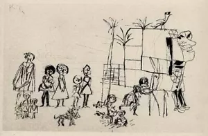 Paul KLEE - NEUGIERIGE kinder - 1948 Lichtdruck - Picture 1 of 1