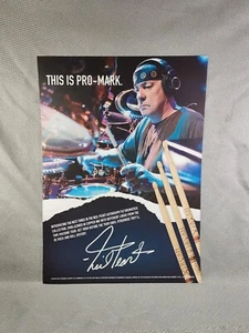 Rush Neil Peart Pro-Mark Promo Poster - Picture 1 of 1