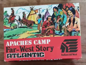 ATLANTIC 1/72 - Apache Camp- SERIE FAR-WEST STORY - 1106 rare box ON SPRUES - Imagen 1 de 2