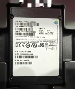 30 TB Samsung SAS 3.0 MZILT30THALA-00AHI PM1643a MZ-ILT30TB 12GB/S FW P203 - Imagen 1 de 2