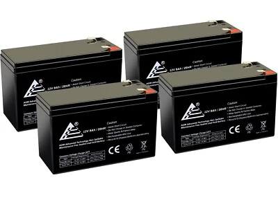 ExpertBattery 4 Pack - 12V 9AH sla battery replaces hr-1234w-f2 - Image 1 of 4