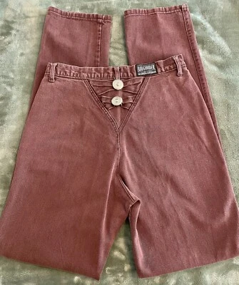 Vintage Jeans Women’s Rough Rider  Cowgirl Size 11/12 Burgundy  - Image 1 of 4